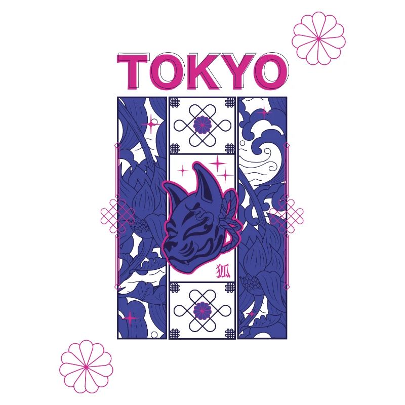 Conception du Kitsune Néon de Tokyo
