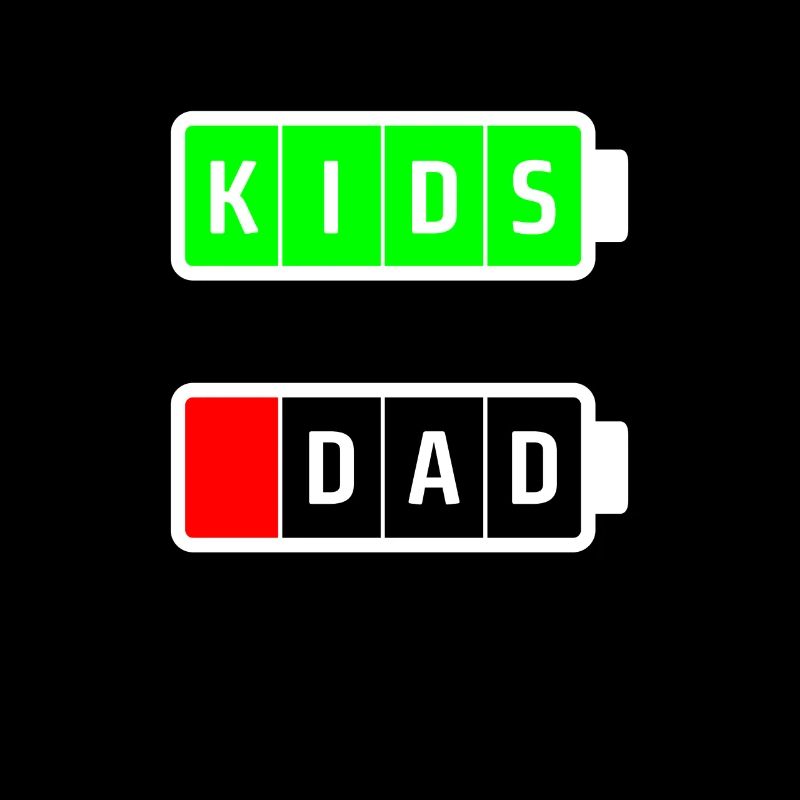 dad kids white