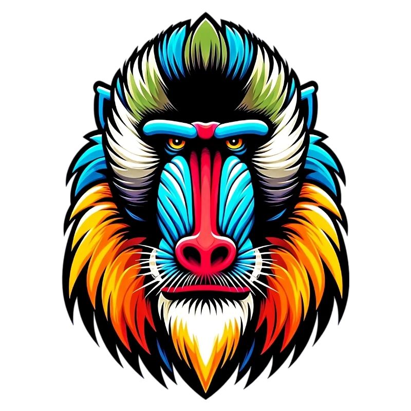 Mandrill monkey
