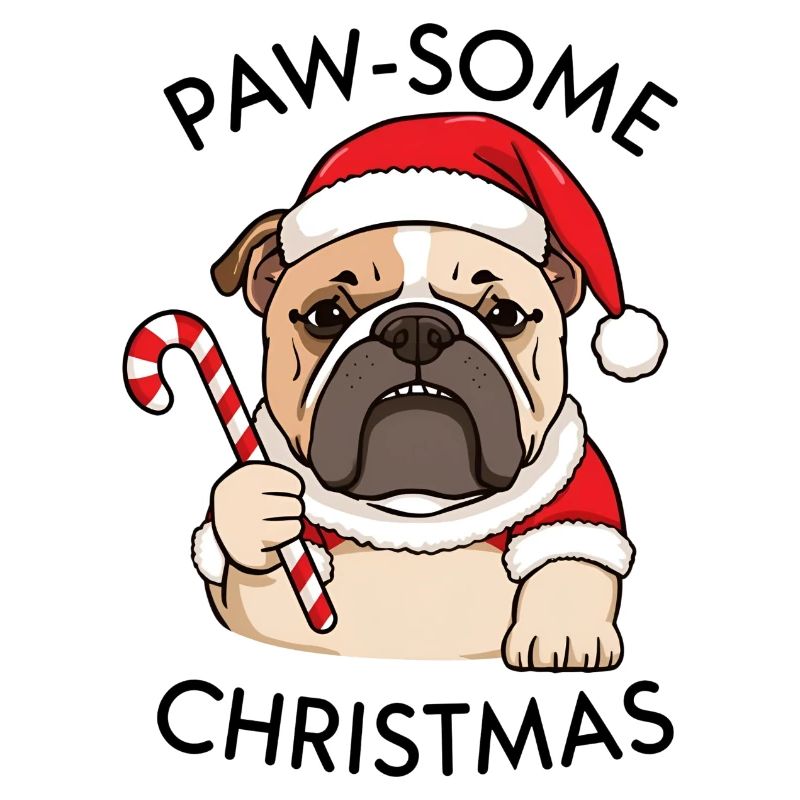 Paw-some Christmas – Grumpy Bulldog