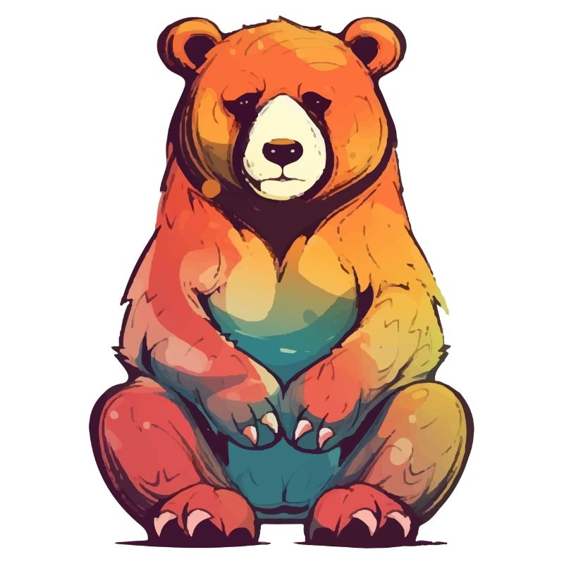 Bado the grumpy bear