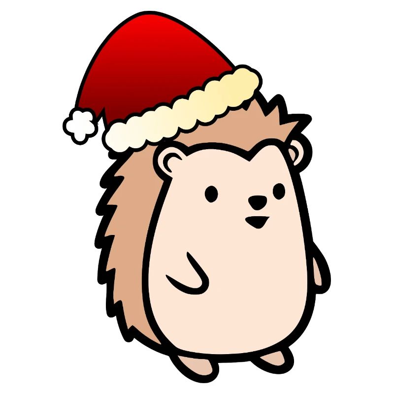 Hérisson de Noël du Père Noël