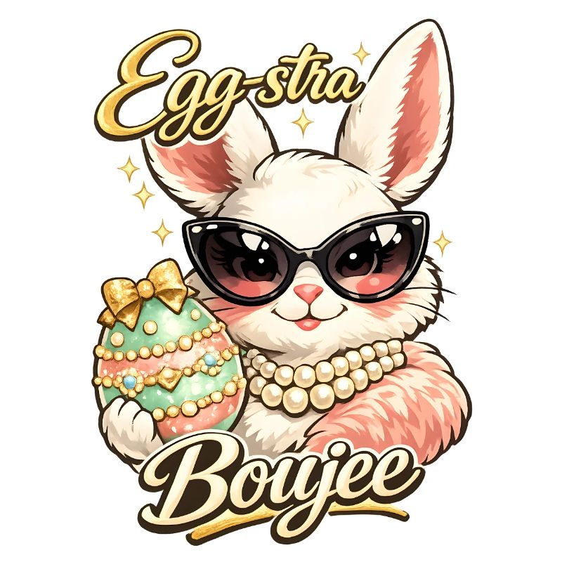 Eggstra Boujee Easter Bunny Easter