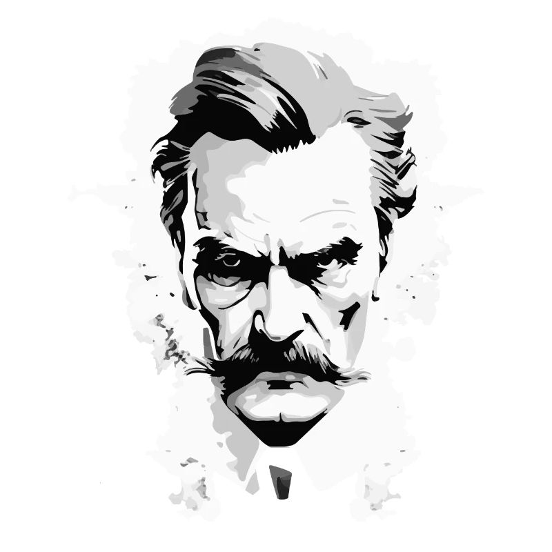 Nietzsche dans le style de Rorschach