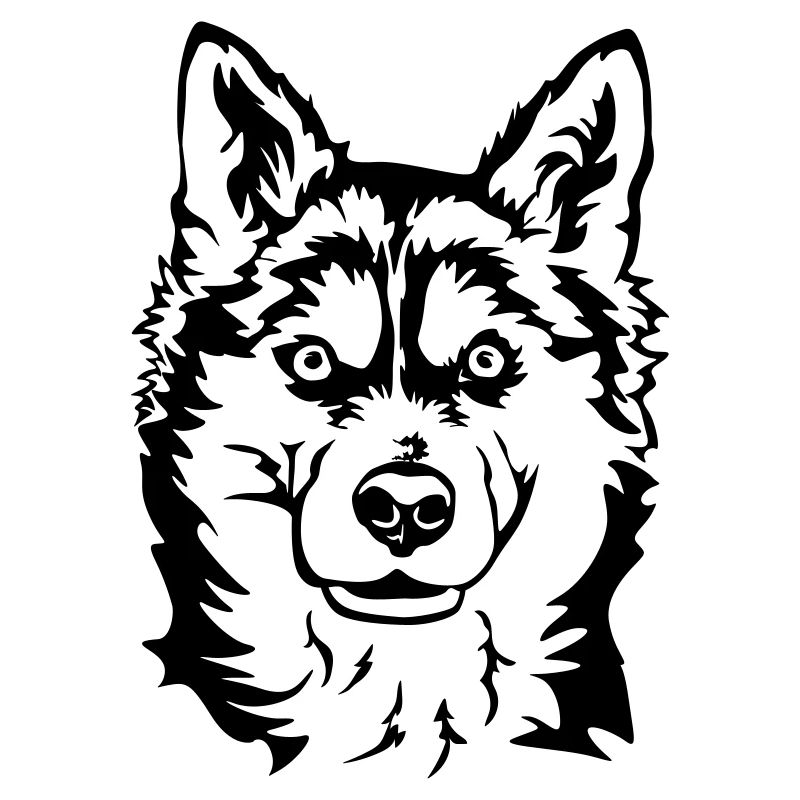 Husky Head
