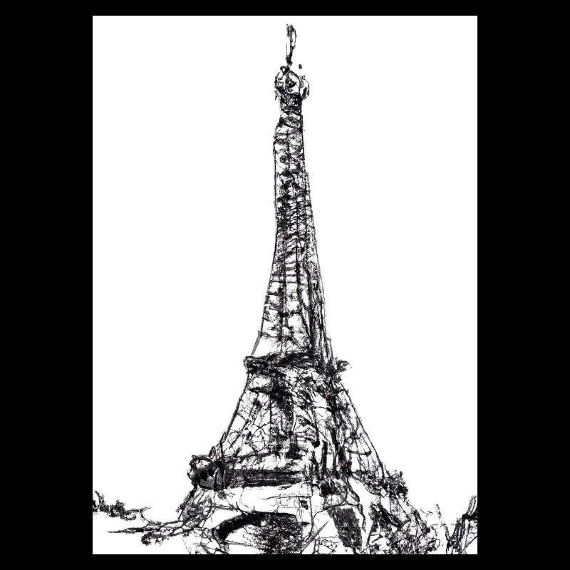 Eiffelturm-Gemälde