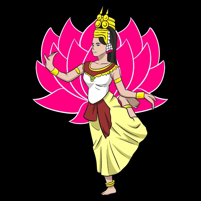 Cambodia Tradition Dance Khmer Apsara I Gift