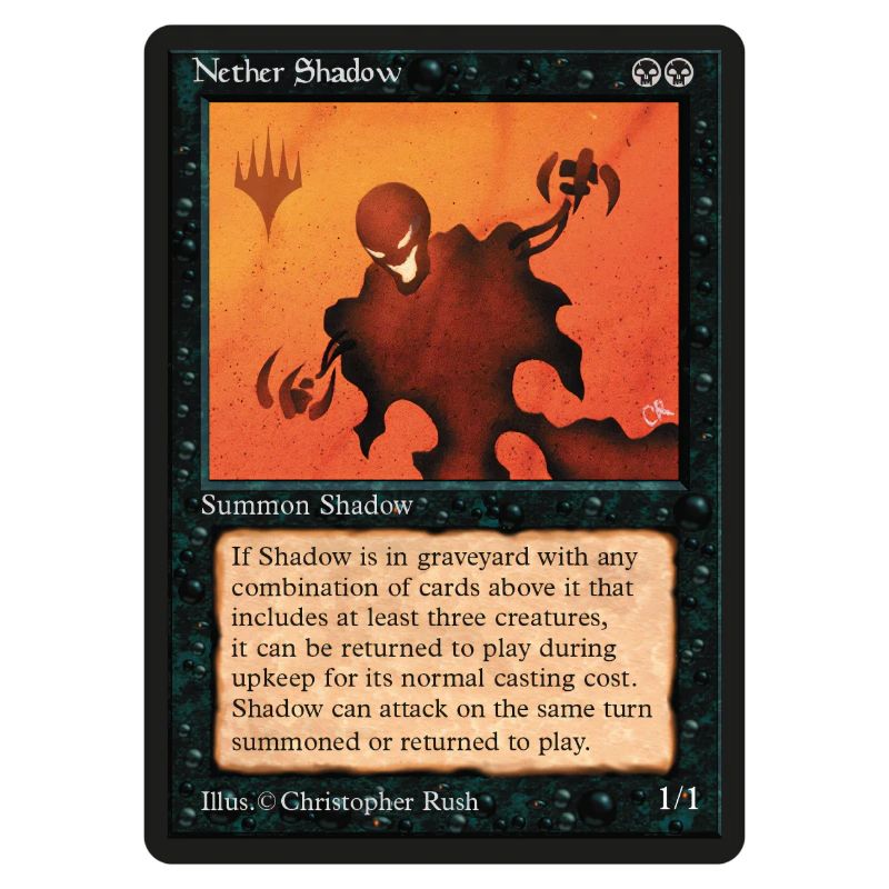 Magic: The Gathering Carte De Nether Shadow