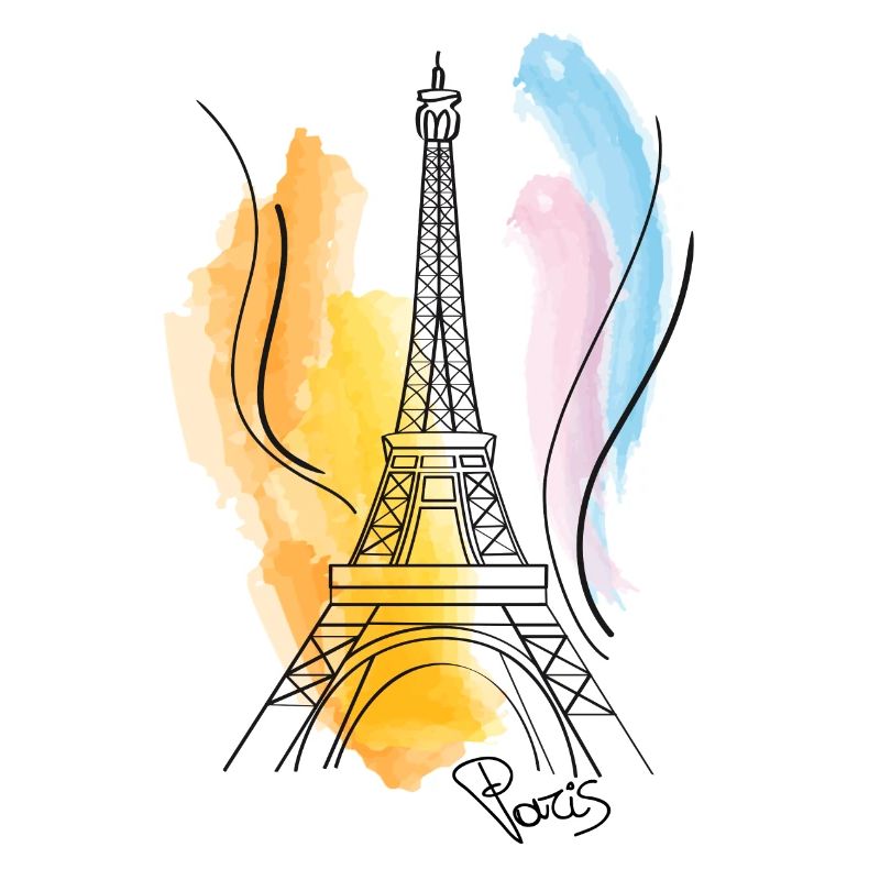 Eiffel Tower drawing