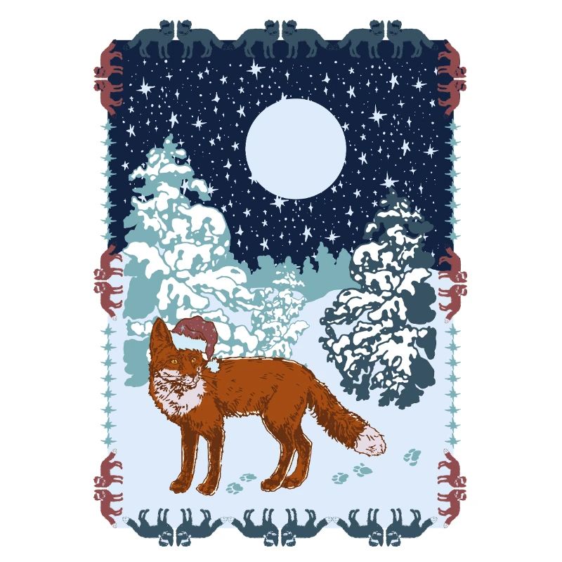 FOX UNDER MOONLIGHT