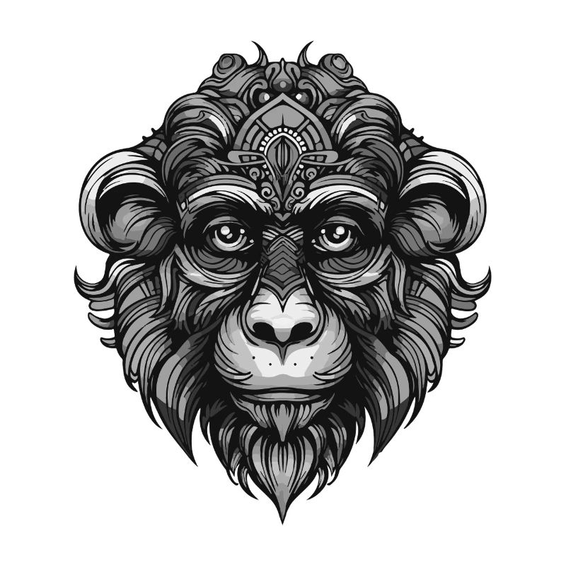 Monkey Portrait