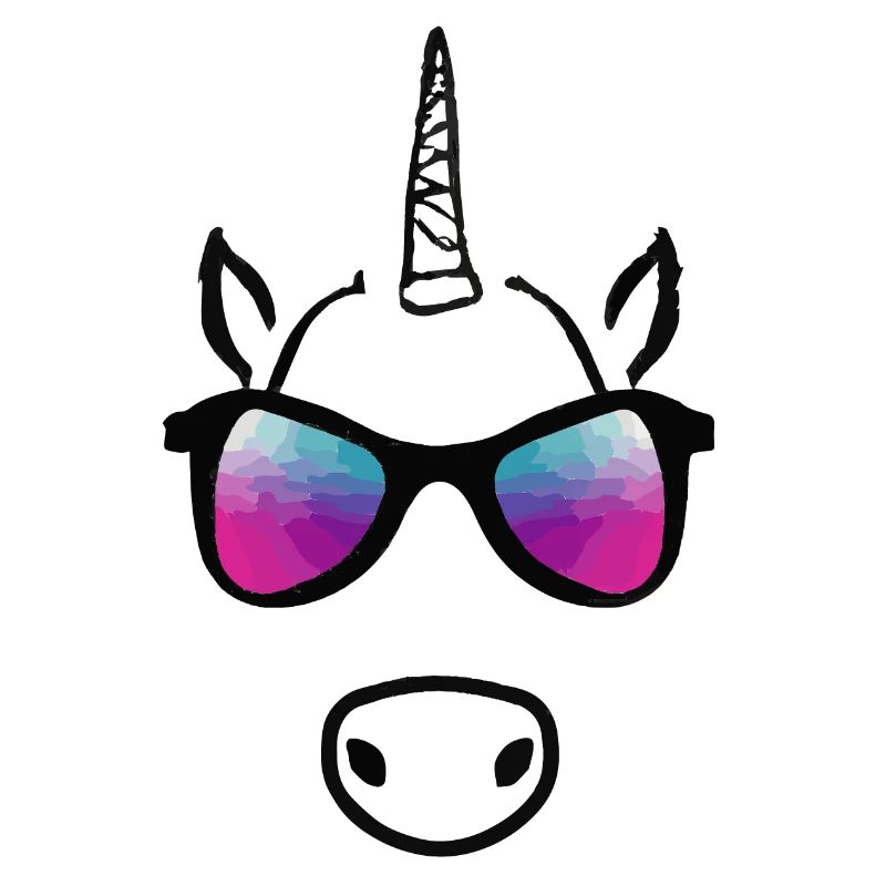 Einhorn mit Sonnenbrille Geschenkidee