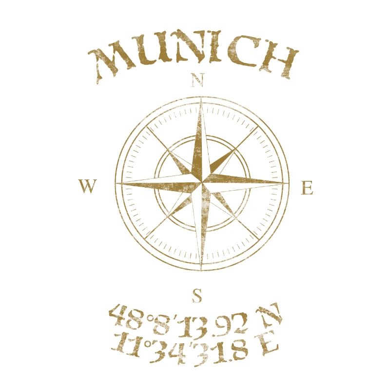Compass GPS coordinates Munich