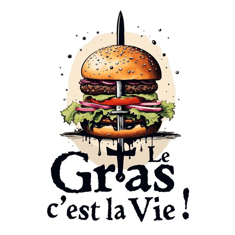 Le gras cest la vie ! Karadoc burger, légende de C