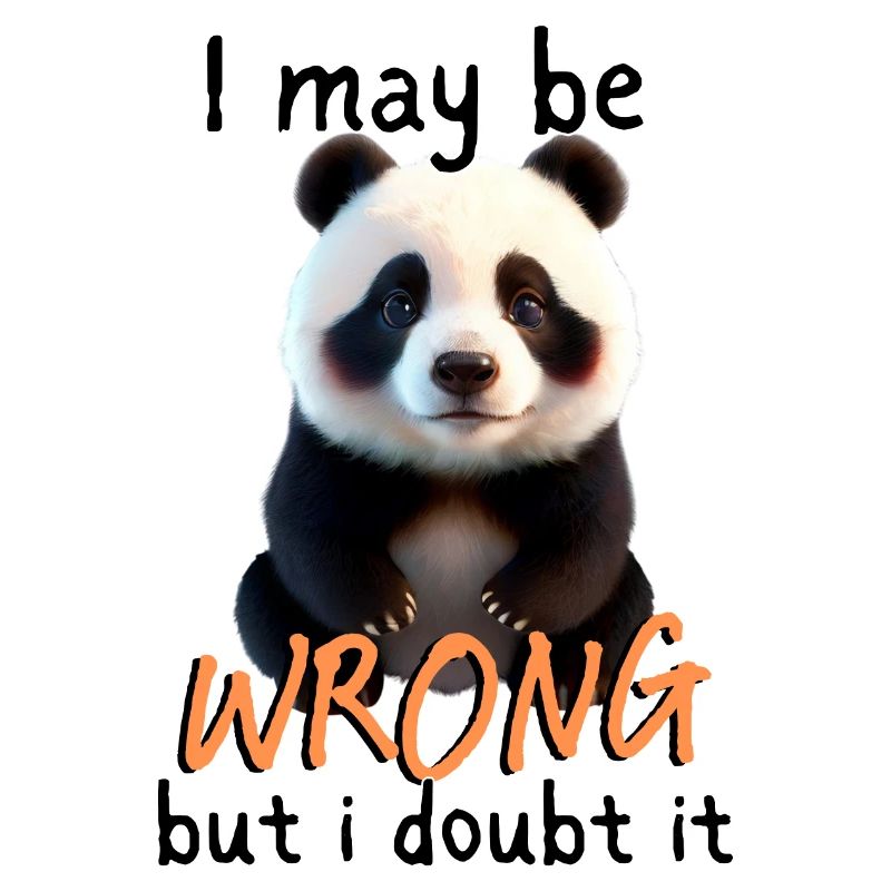 I may be wrong. Funny Humor Gift