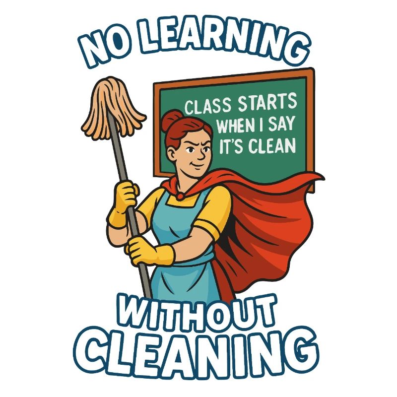 No Learning Without Cleanliness – Superheroine