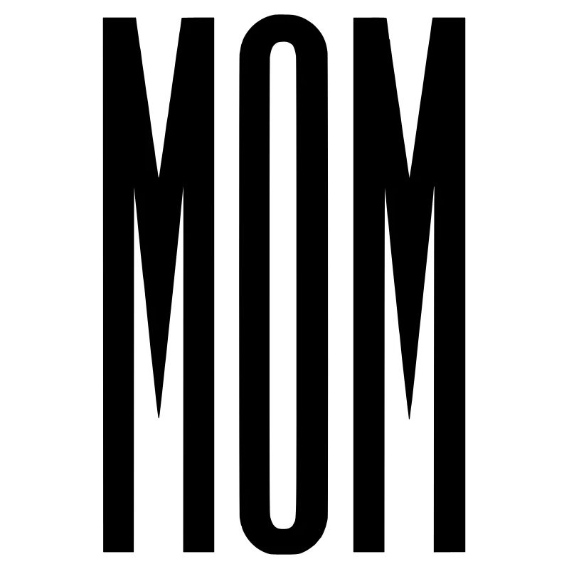 Typographie moderne pour les mamans et les mamans