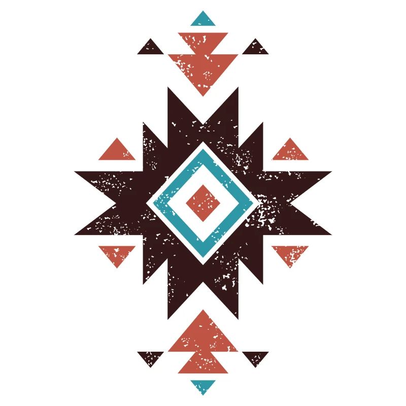 Boho-Diamant-Emblem