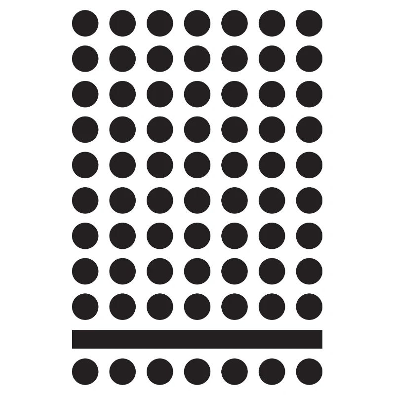 Monochrome Dot Grid Pattern