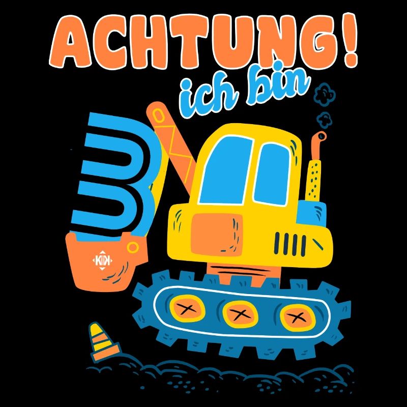Ich bin 3 Geburtstag des Baggers, Geschenk 3