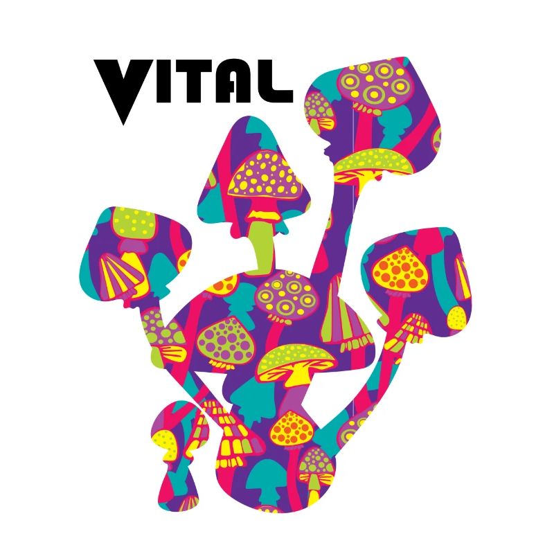 Néon champignon vital