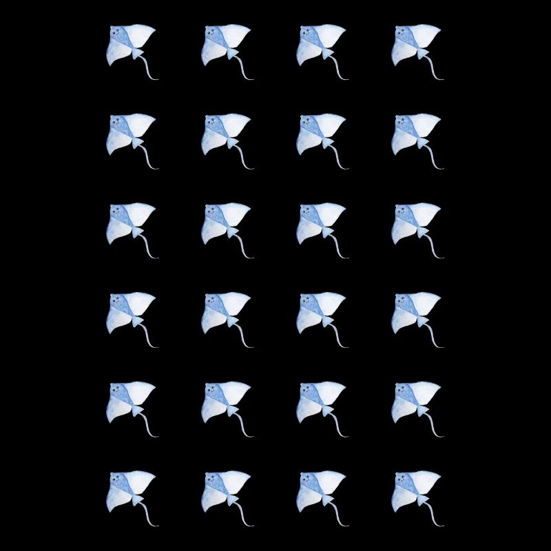 Ray pattern (fish, sea creatures, ocean)