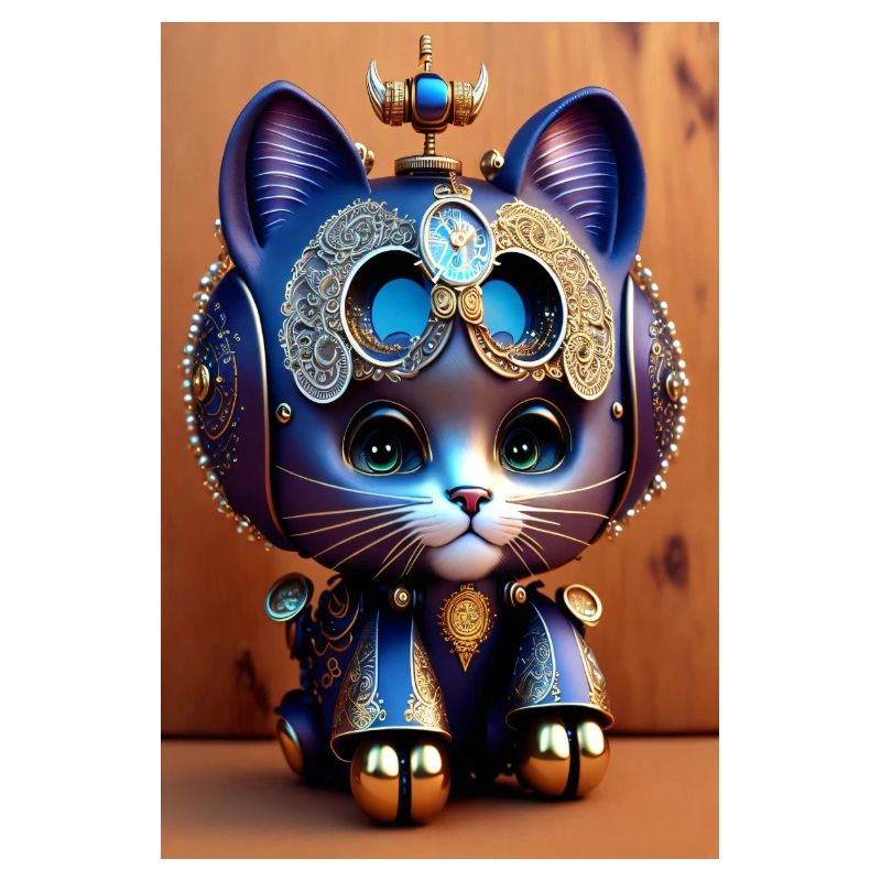 Cute Clockwork Baby Cat Android
