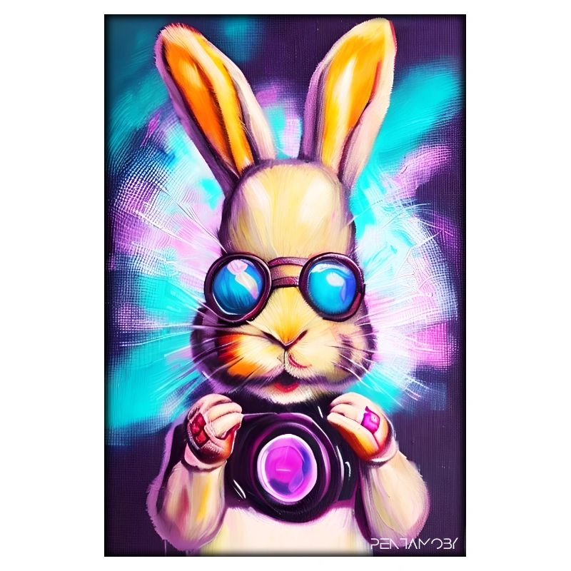 Easter Easter Cyber Future Sci-Fi Animal