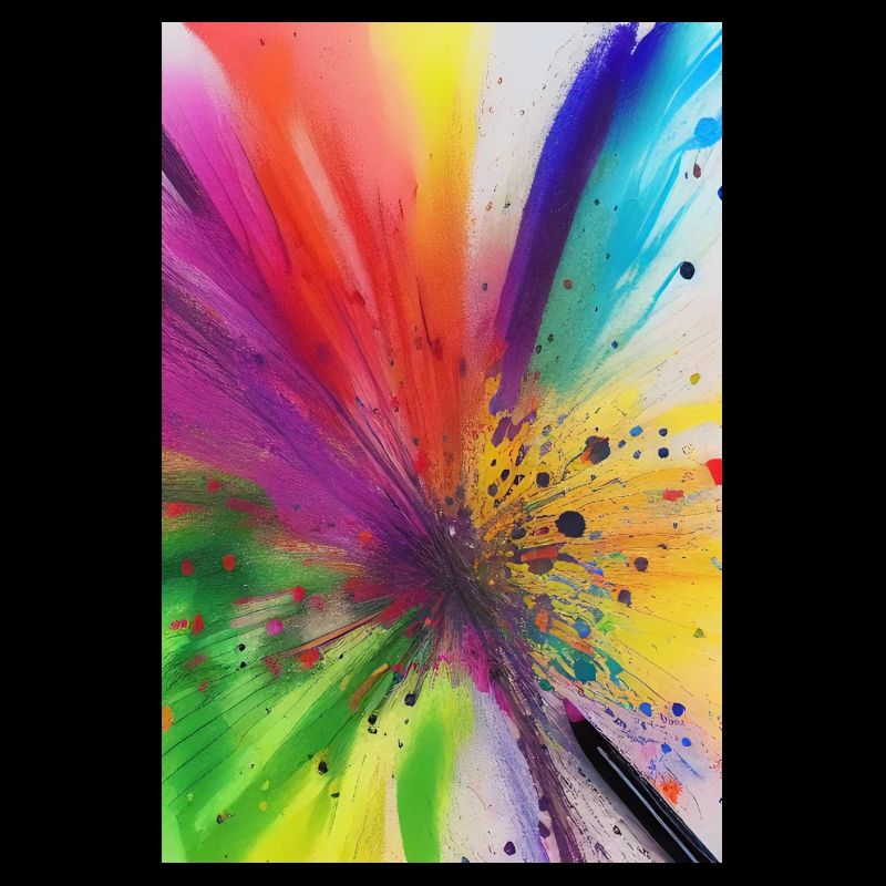 Éclaboussures de couleur