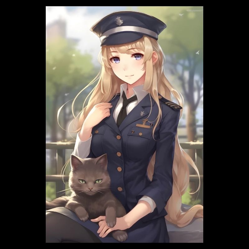 Anime Mädchen Uniform Geschenk