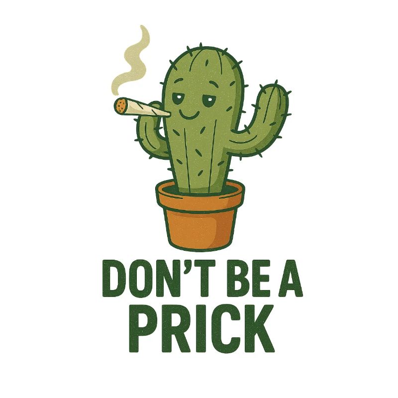 Kaktus mit Zigarre – Spruch