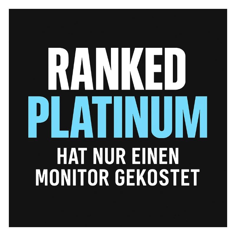 Rangliste Gaming Spruch Design