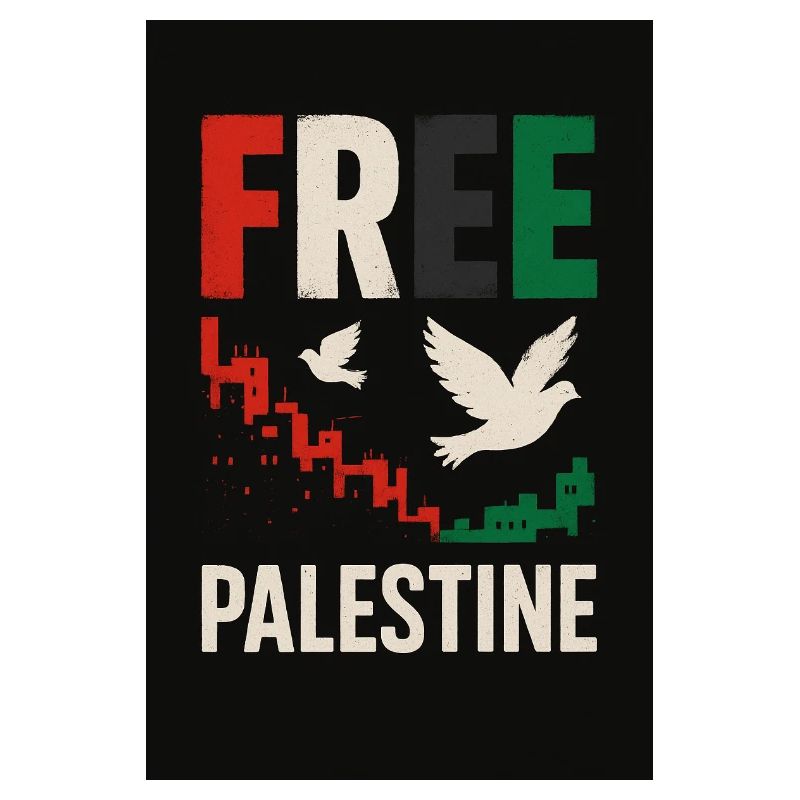 Paix pour la Palestine Conception éco-consciente