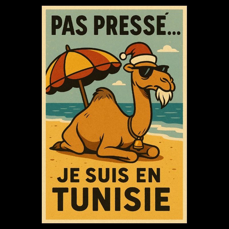 Weihnachtskamel in Tunesien