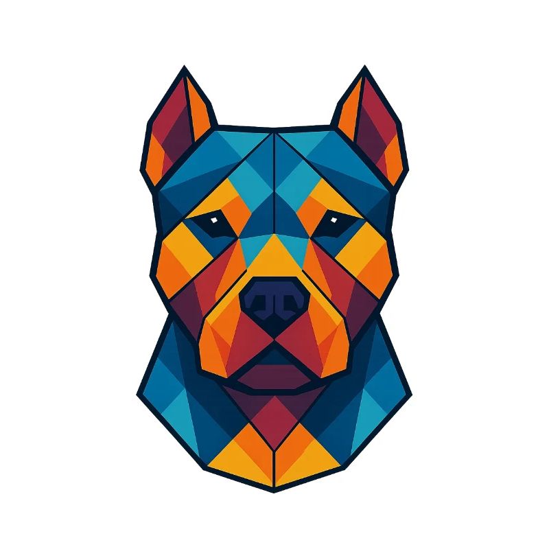 Chien | Tête de chien Impression / Impression / Design