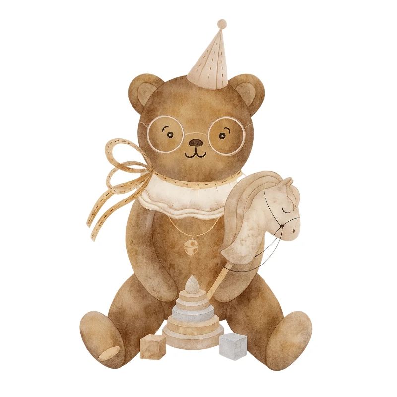 Teddybär Geburtstagsfeier