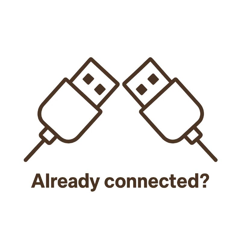 already connected