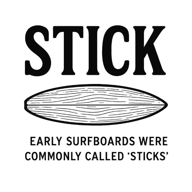 Frühe Surfboards Sticks
