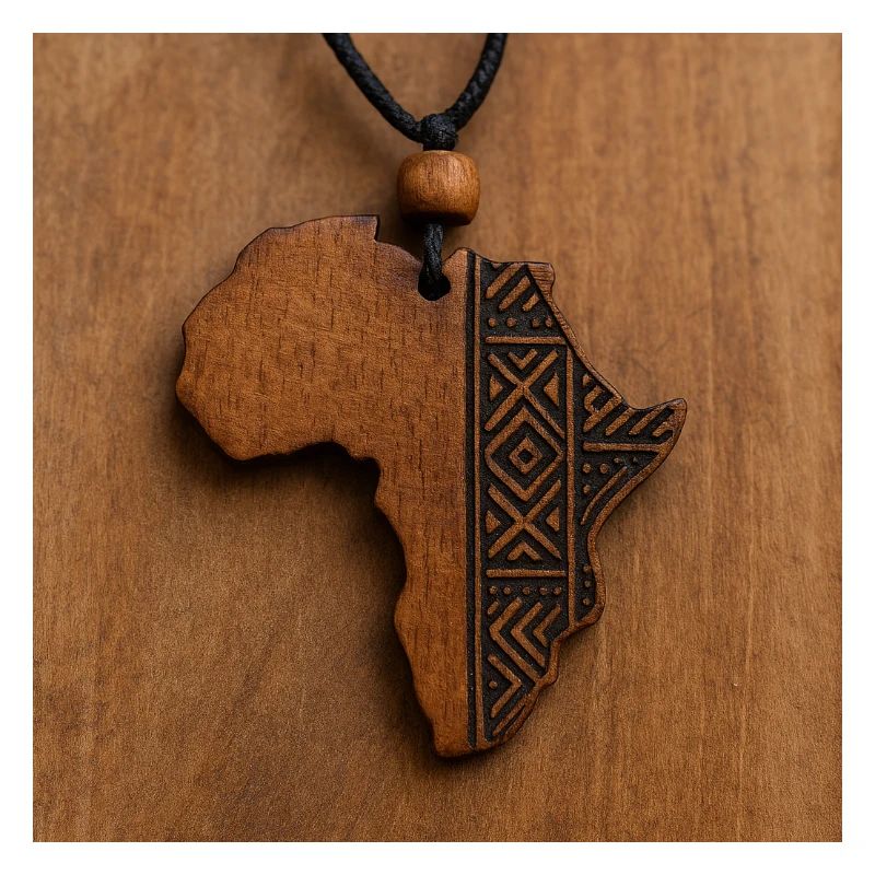 Africa Wood Engraved Tribal Pattern