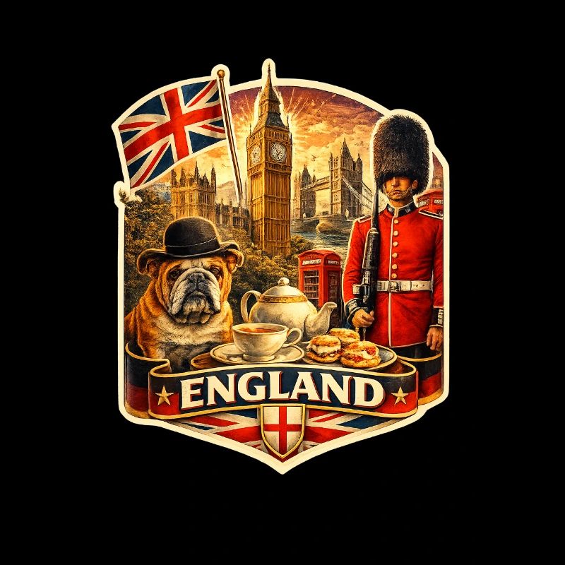 England Heritage Tea Abzeichen