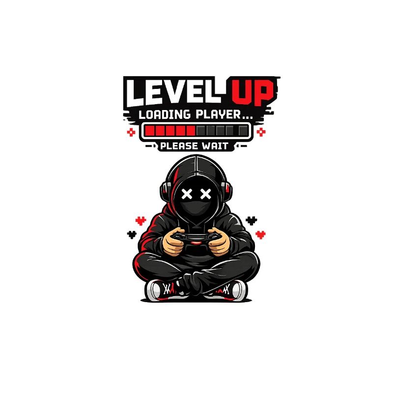 Level Up Loading Pixel Hero