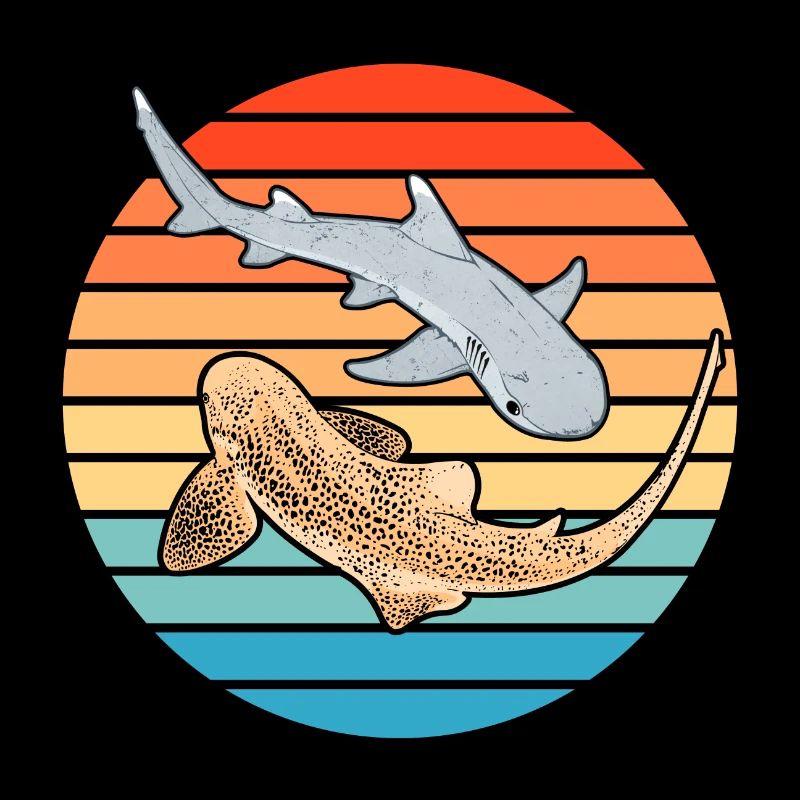 Zebra shark whitetip reef shark