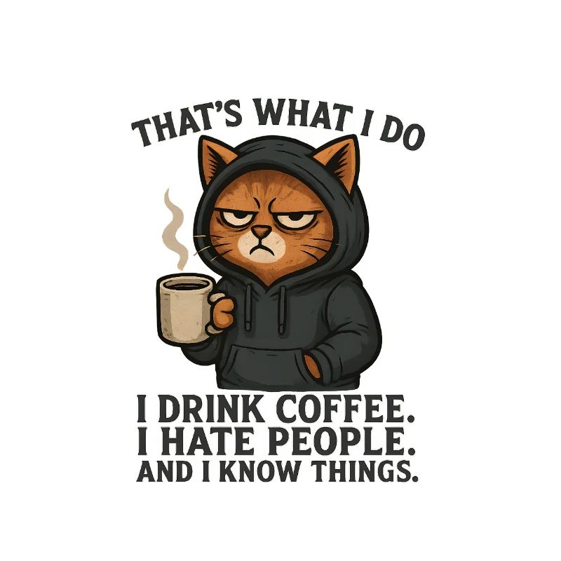 Cool Cat That's What I Do Coffee