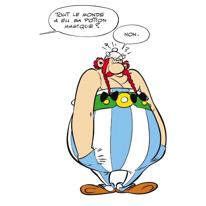 Asterix & Obelix - Obelix speach bubbles