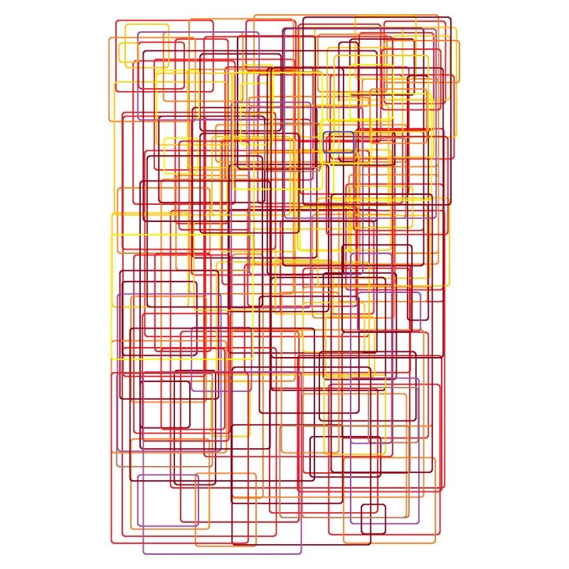 Pattern - Fire Colors Carpet