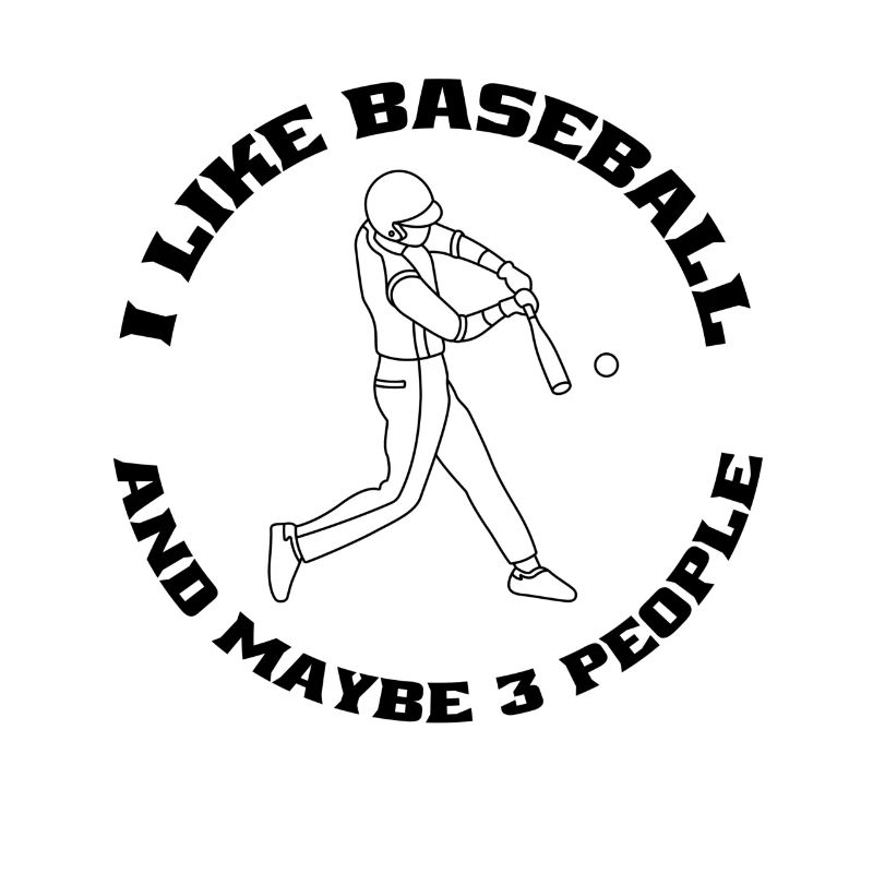Baseball Baseballliebhaber Geschenk Baseballspiel