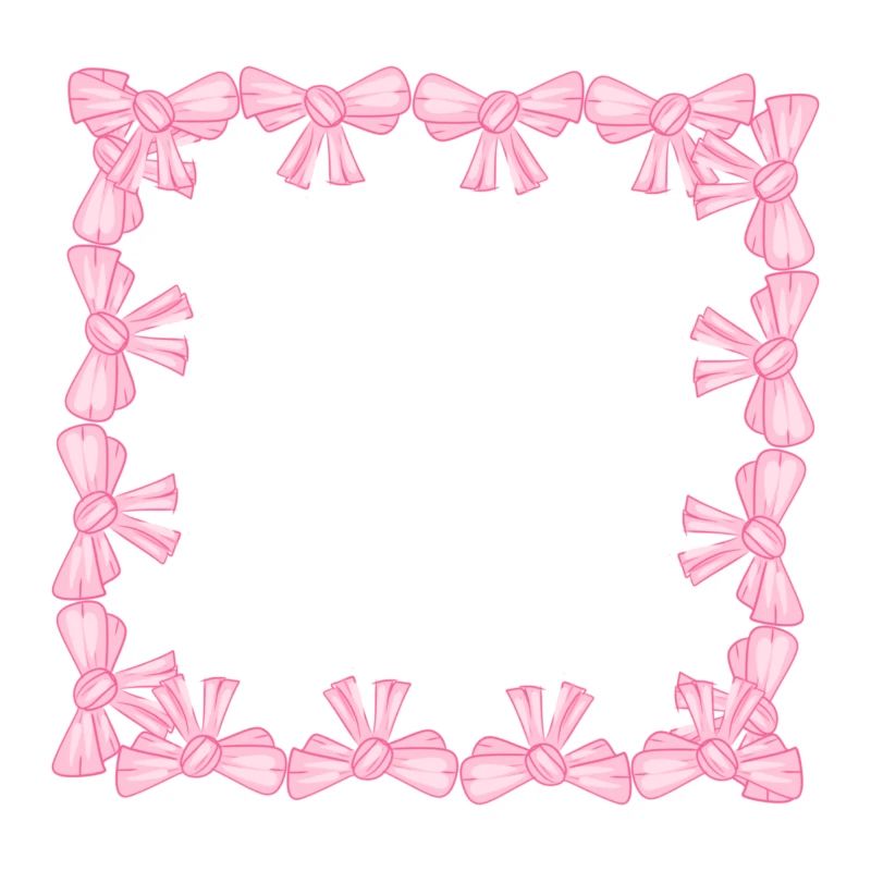 frame square square loop pink