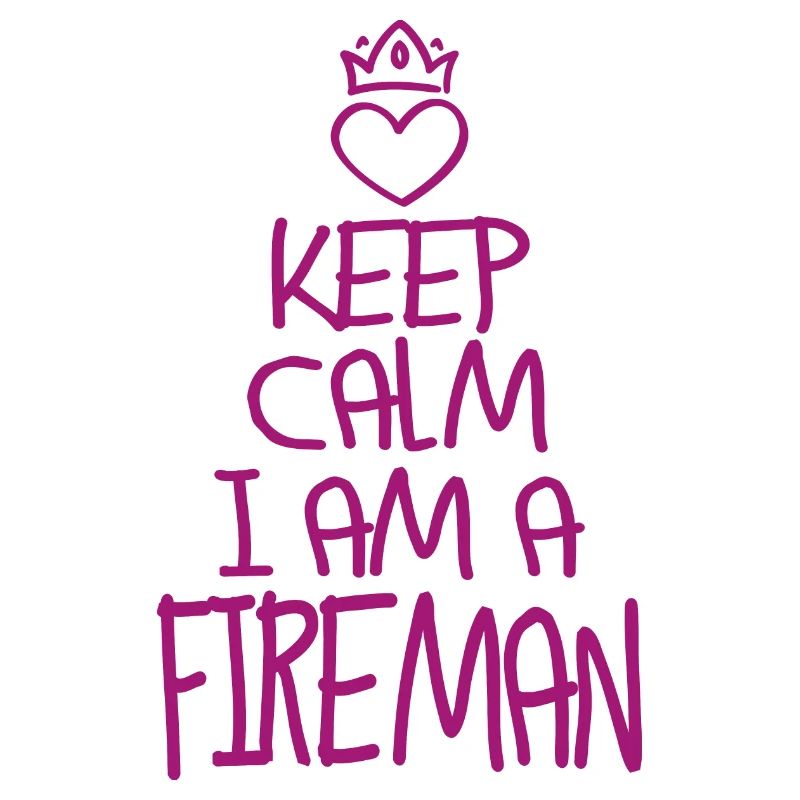 Keep Calm Firefighter Cool Gift Fire Brigade
