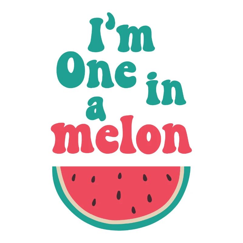 Ich bin eins in einer Melone