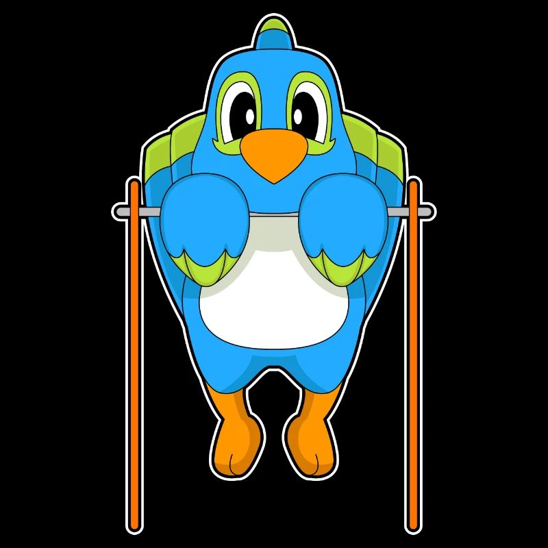 Parrot Bodybuilder Pull-ups